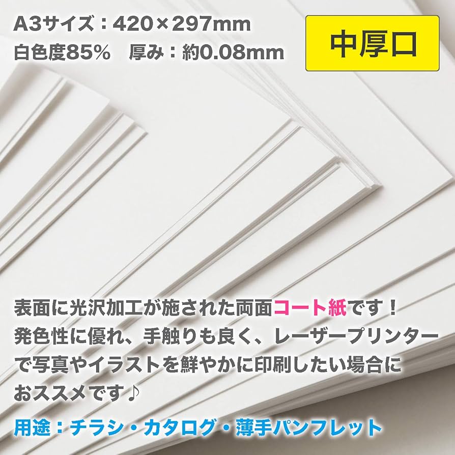 【10/20必着】厚紙補強・不可 Amazon | ふじさん企画 往復ハガキ 日本製 「超厚口」 両面無地